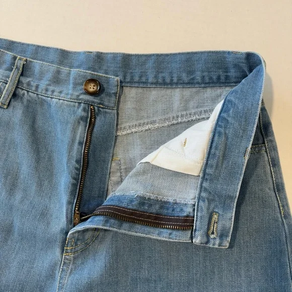 Rita Row Fabiola Barrel Leg Jeans High Waist Loose Fit Denim Light Wash, Size 40 - Picture 6 of 15